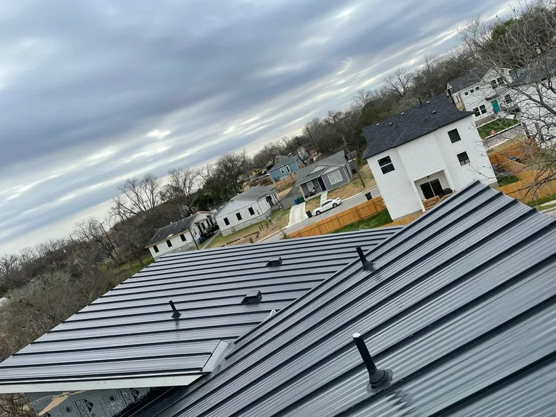 Standing seam metal roof panels with vents for Skylight Repair in Kaneohe
